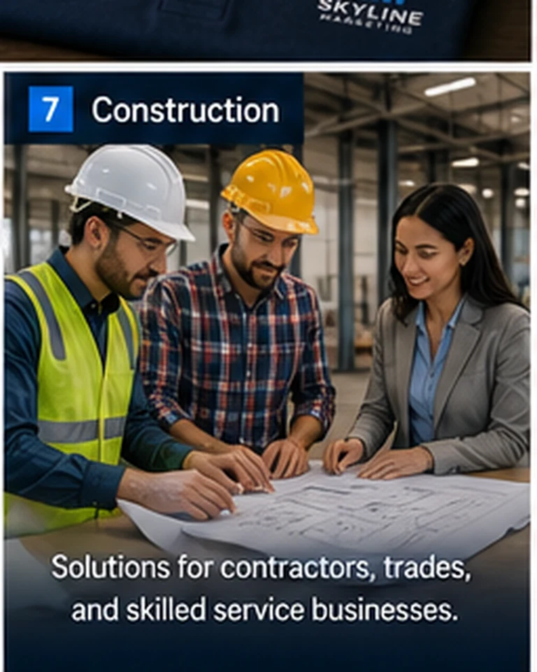 Construction and trades marketing planning