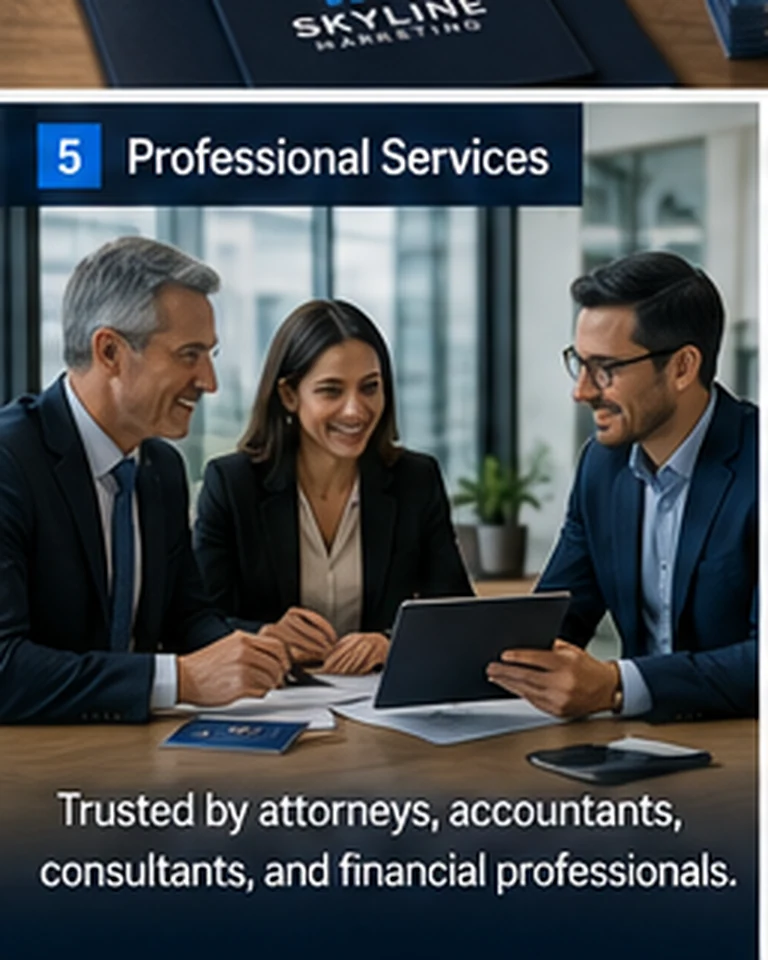 Professional services marketing support